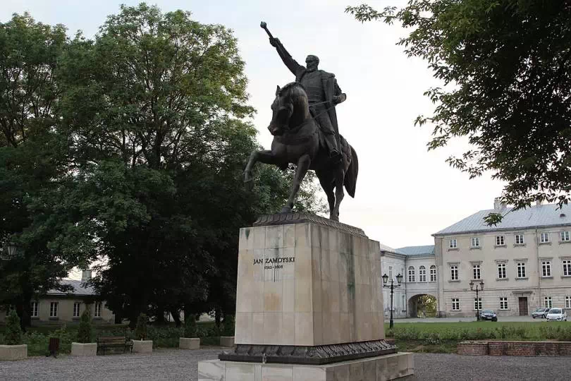 Pomnik Jana Zamoyskiego w Zamościu
